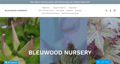 Desktop Screenshot of bleuwoodnursery.com